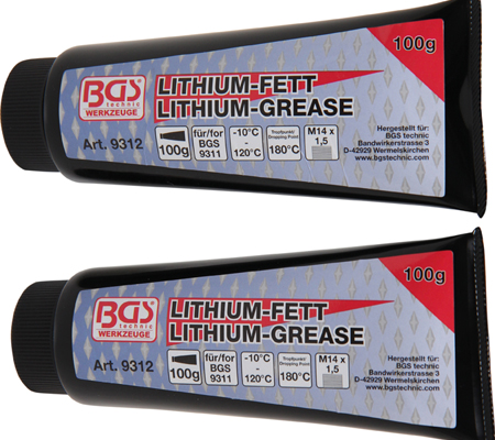 Mini-Fettpresse, Ersatz Lithium-Fett, 2 Tube (Art. 9312)