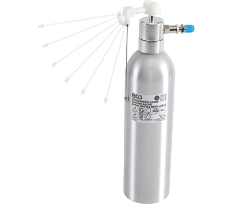 .Druckluft-Sprühflasche, Aluminiumausführung 650 ml (Art. 9393)