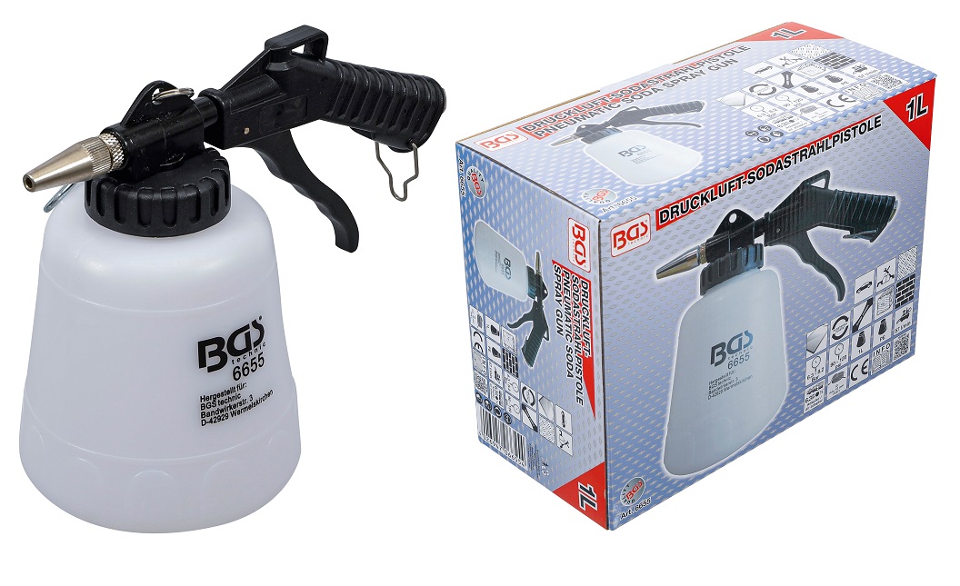 BGS 6876 | Mini-Druckluft-Ausblaspistole | Druckluftpistole